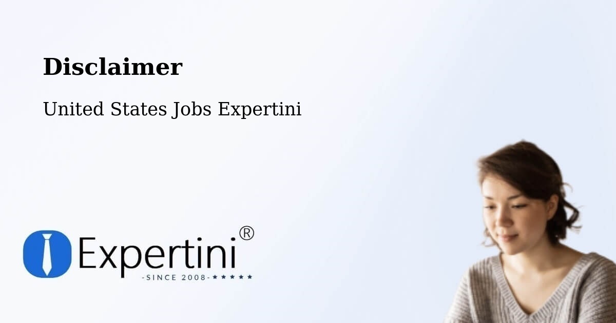 Disclaimer – Bartlesville - United States Jobs Expertini